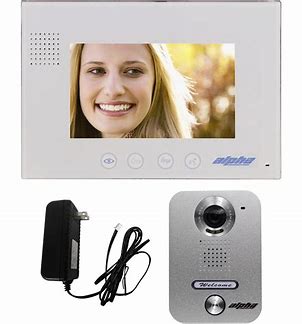 VK237WS Alpha Communications 7" Color Monitor Video Intercom System
